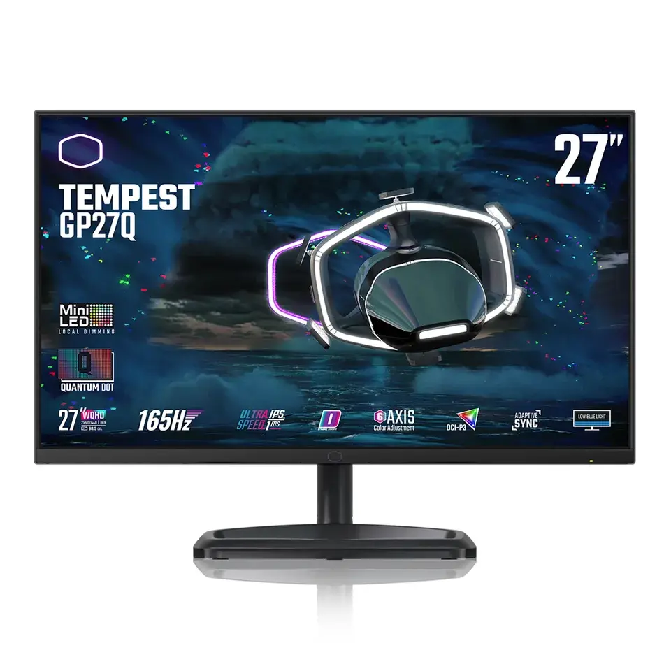 Cooler Master Tempest GP27Q Quantum Dot MiniLED Gaming Monitor