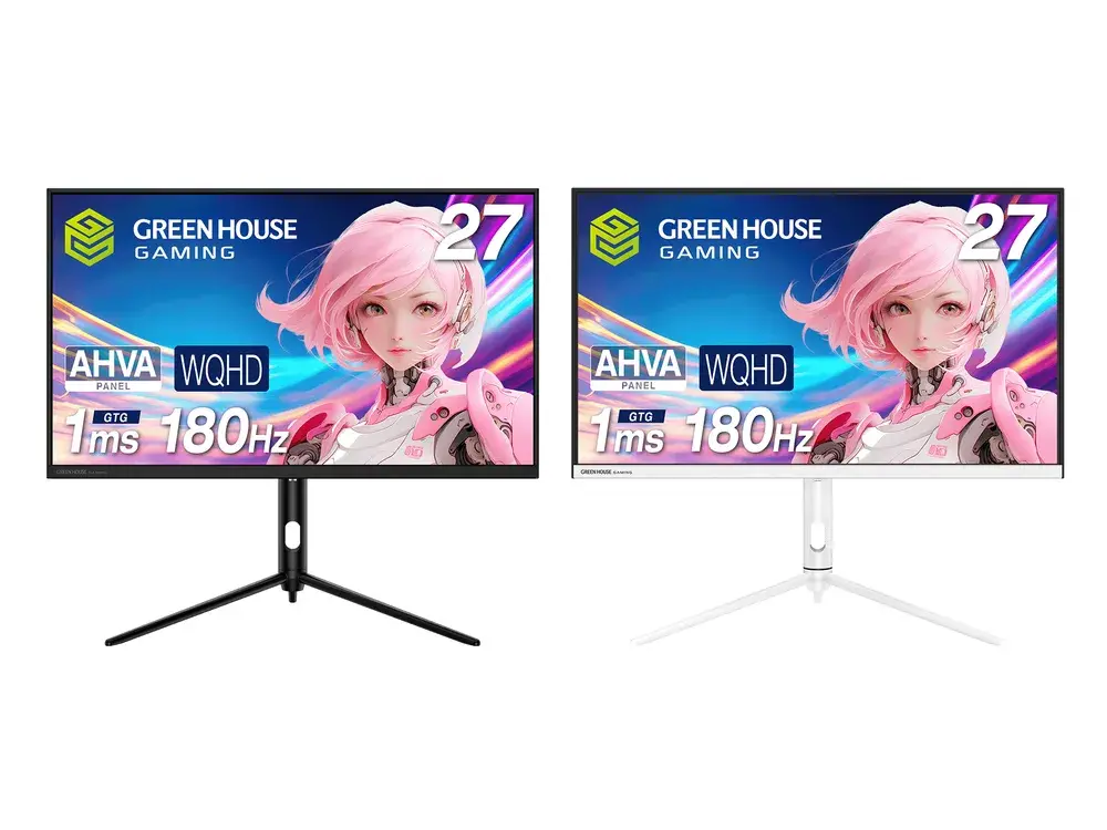 27型ワイドゲーミング液晶ディスプレイ GH-ELCG27WBシリーズ