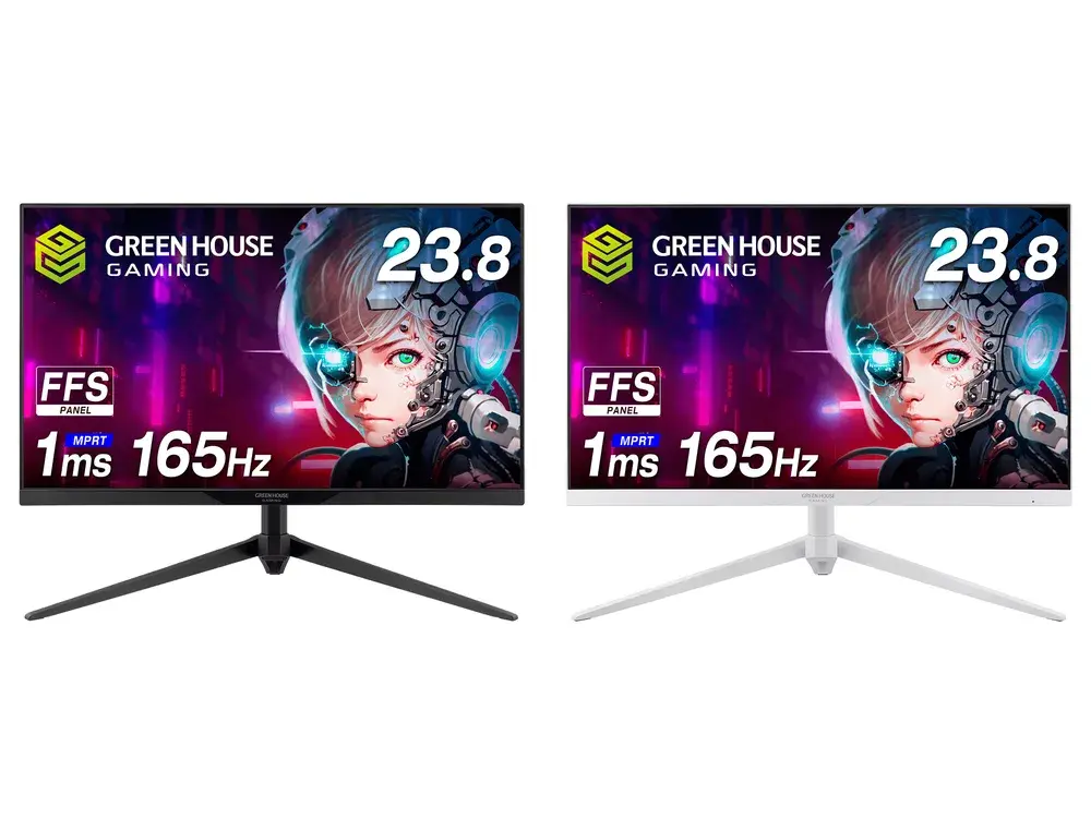 23.8型ワイドゲーミング液晶ディスプレイ GH-GLCC238Bシリーズ