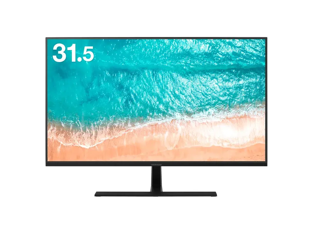 31.5型ワイドWQHD対応LED液晶ディスプレイ GH-LCW32WA-BK