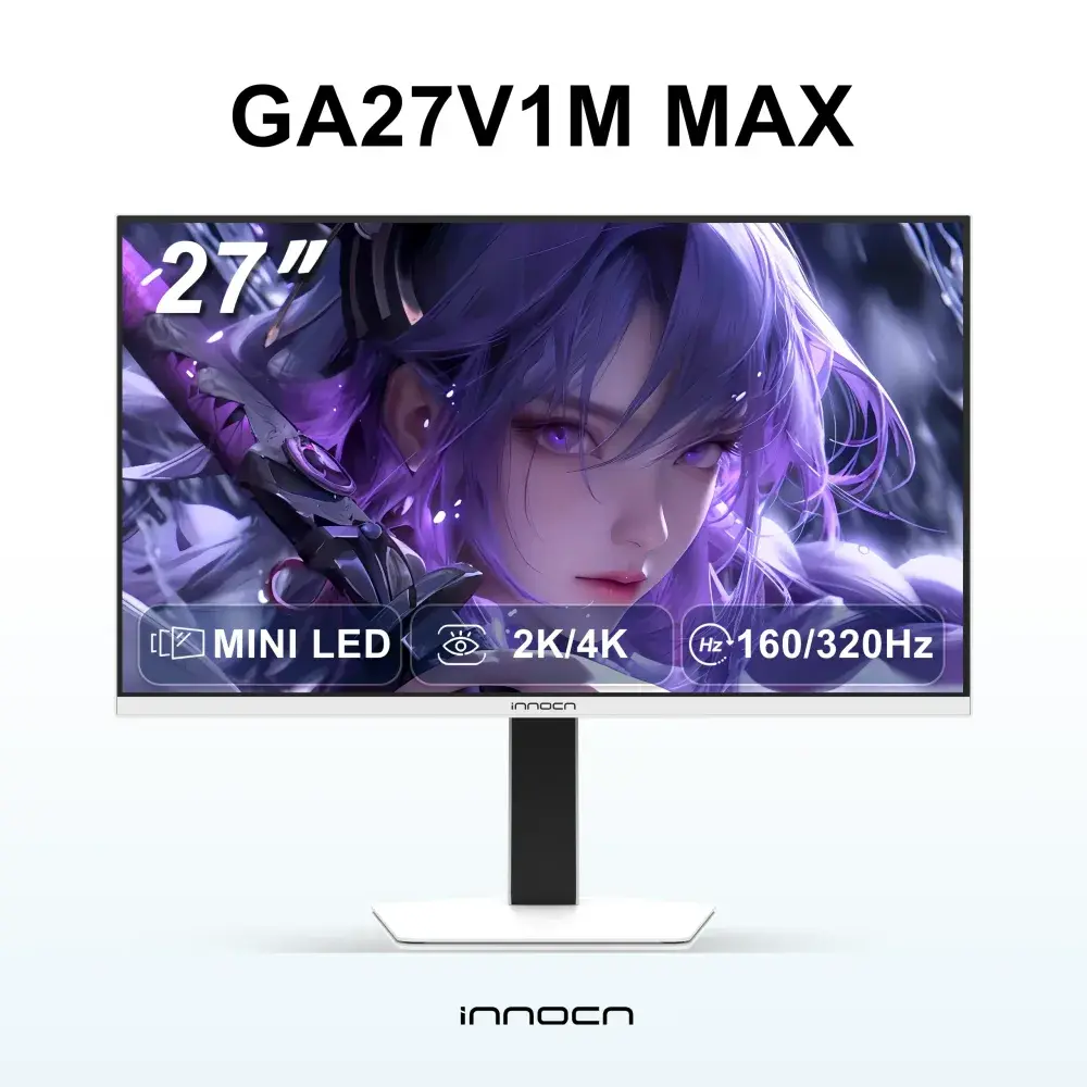 INNOCN 27インチ 4K/FHD デュアルモード Mini-LED ゲーミングモニター GA27V1M MAX