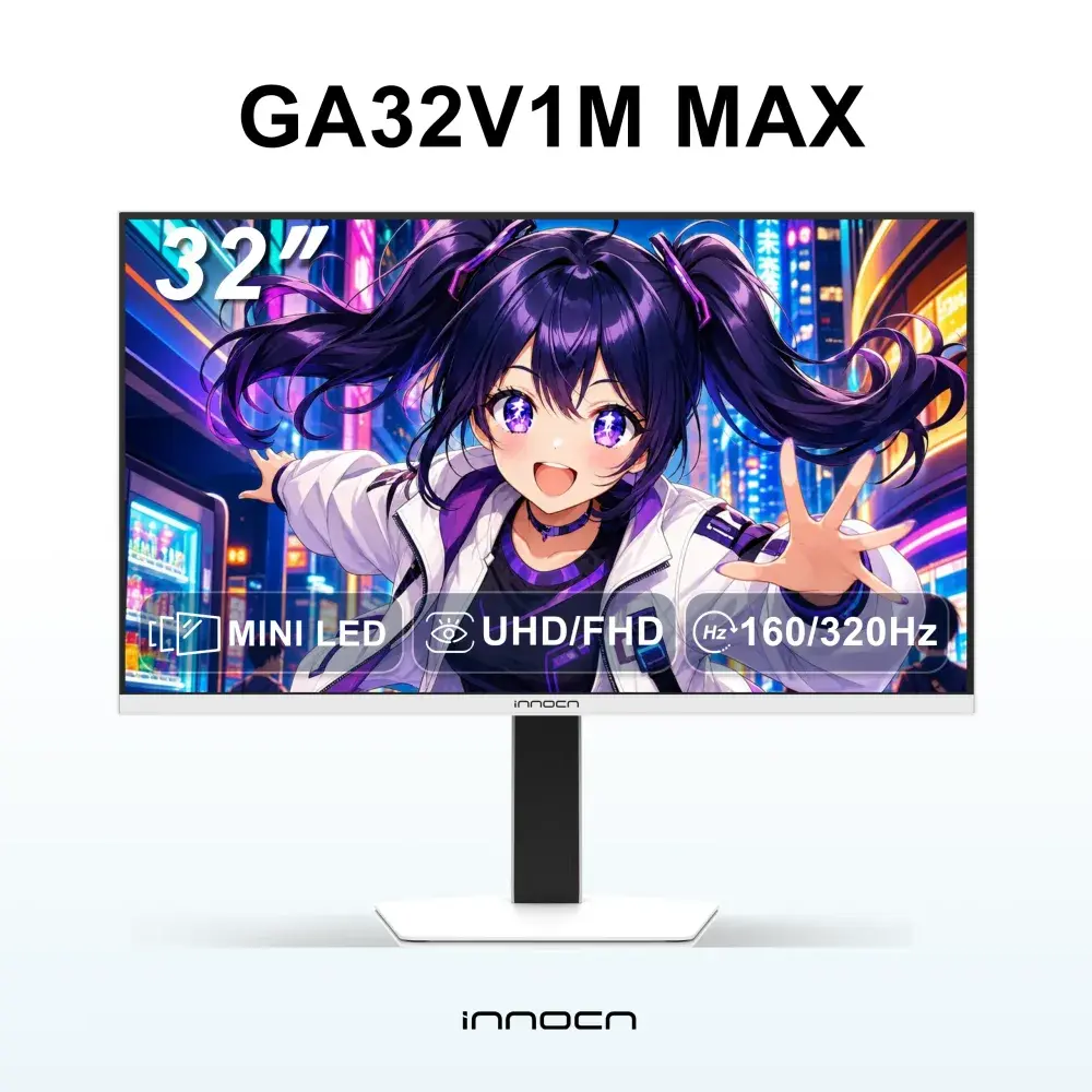 INNOCN 32インチ 4K/FHD デュアルモード Mini-LED ゲーミングモニター GA32V1M MAX
