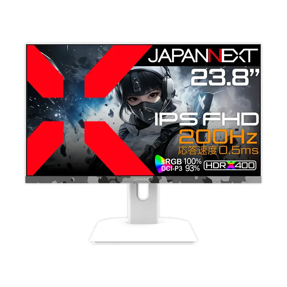 JAPANNEXT JN-IPS238G200F-Camo-W