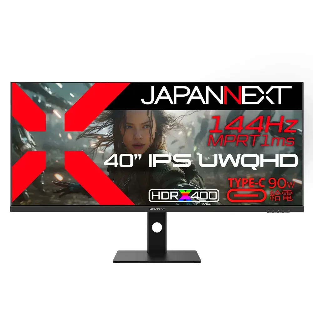 JAPANNEXT JN-IPS401UWQHD144-C90W