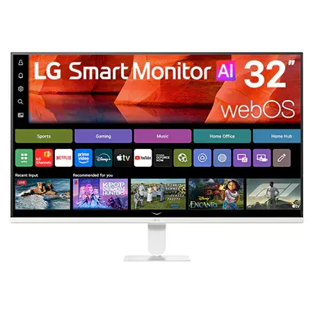Smart Monitor AI 32U501SB-W（webOS）