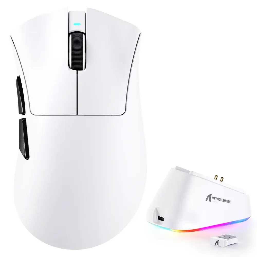 V3 PRO Ultra軽量3モードゲーミングマウス（充電ドック付き）