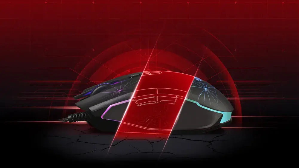 P81s RGB Animation Gaming Mouse