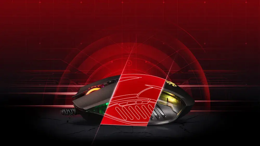 Q50 Neon X'Glide Gaming Mouse