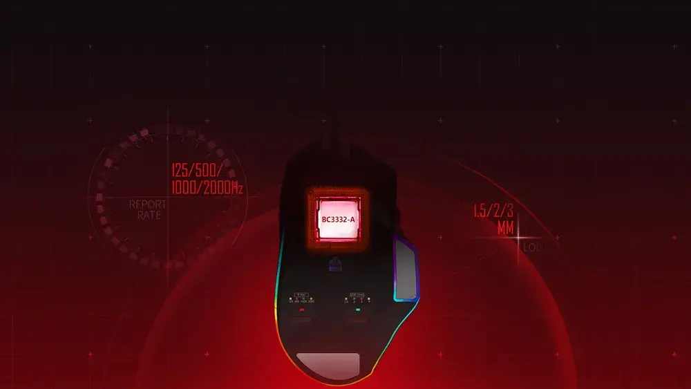 W95 Max EXTRA FIRE GAMING MOUSE