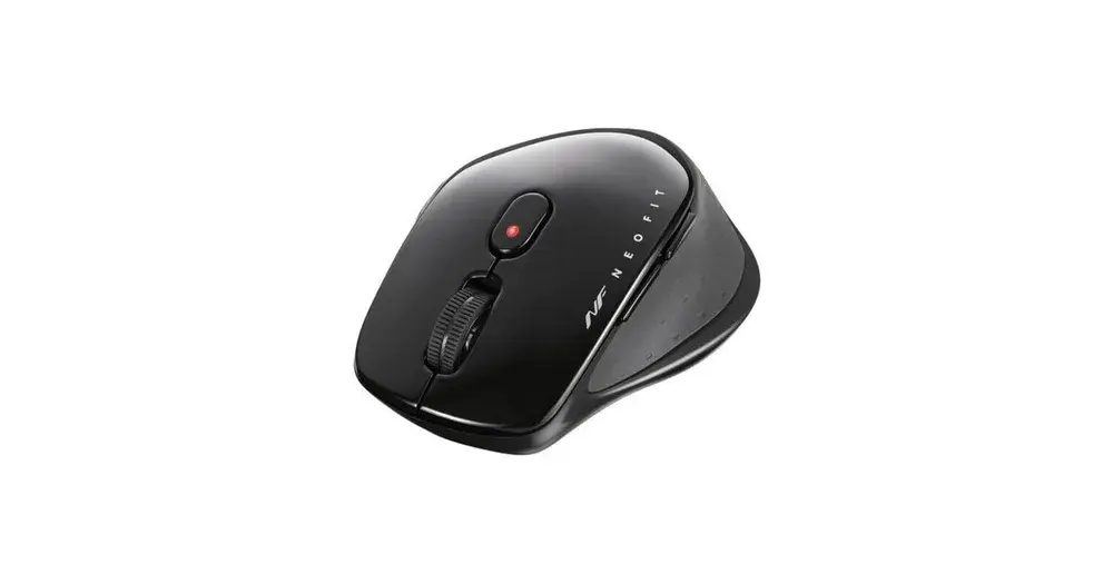 BUFFALO NEO FITマウス Bluetooth5.0 BlueLED光学式 静音 5ボタン 接続先切替機能付き BSMBB540