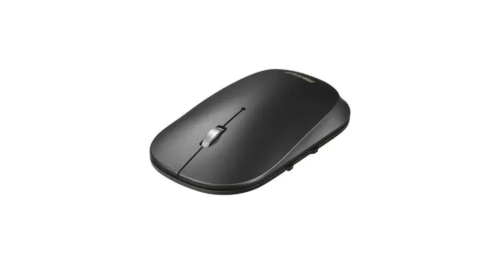 FLEXUSマウス 無線 BlueLED光学式 静音 薄型 5ボタン BSMBW530