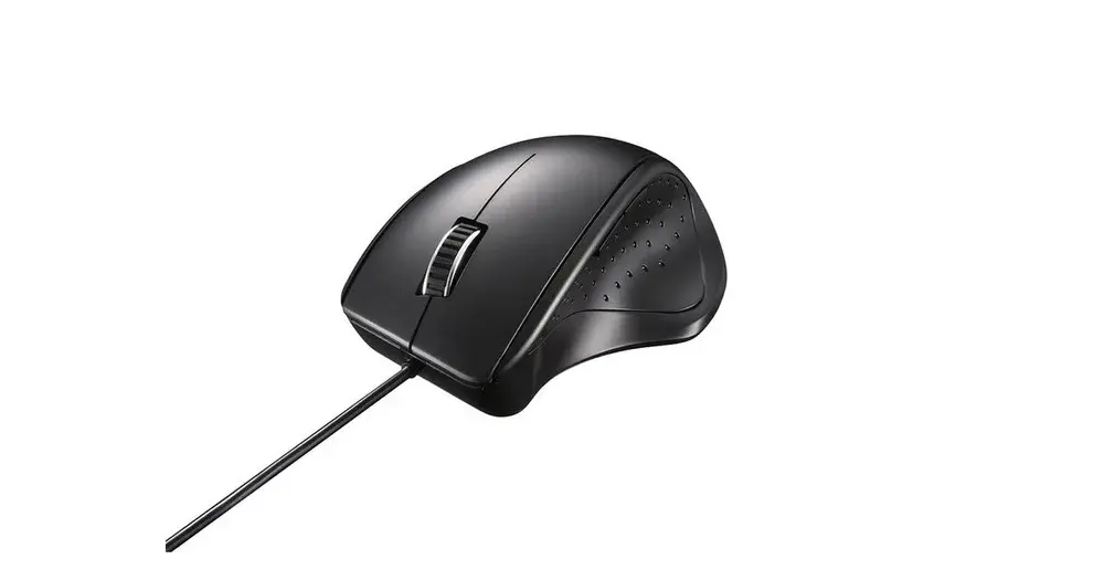 有線レーザー式マウス 静音 5ボタン BSMLU300
