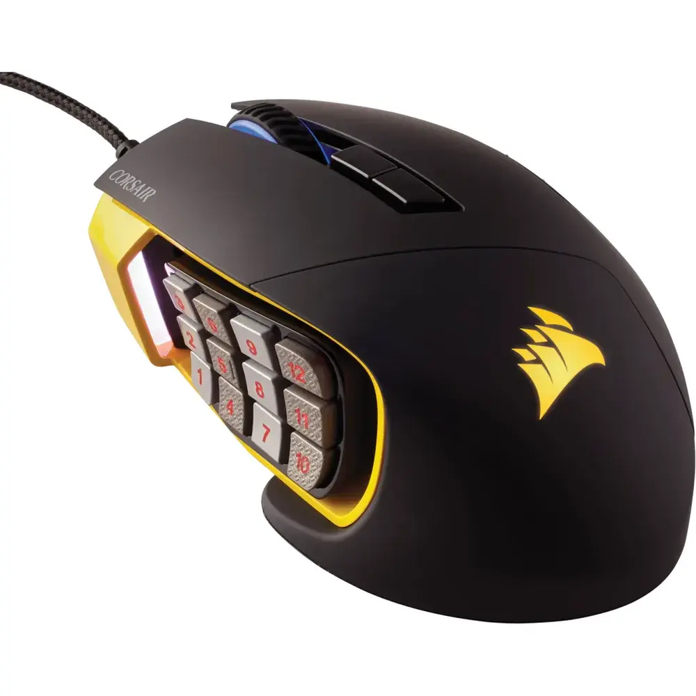 CORSAIR SCIMITAR PRO RGB 光学 MOBA/MMO ゲーミングマウス