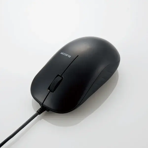 ELECOM 有線3ボタン光学式マウス M-K7UR/RS