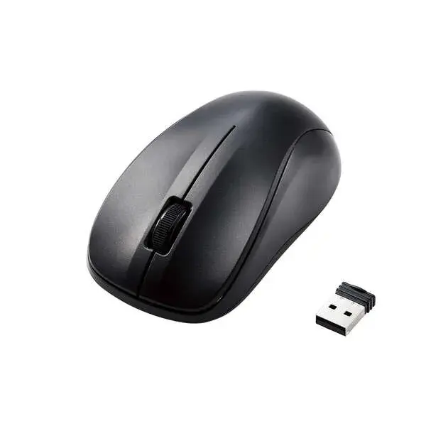 ELECOM 簡易包装無線レーザーマウス（3ボタン） M-S2DLK/RS