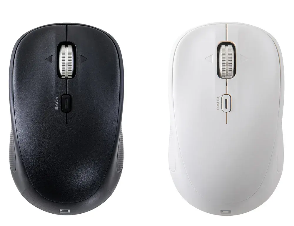 ナカバヤシ Digio2 感動ホイールマウス 小型Bluetooth・USB無線(デュアル)静音4ボタンBlueLEDマウス MUS-DKQ257