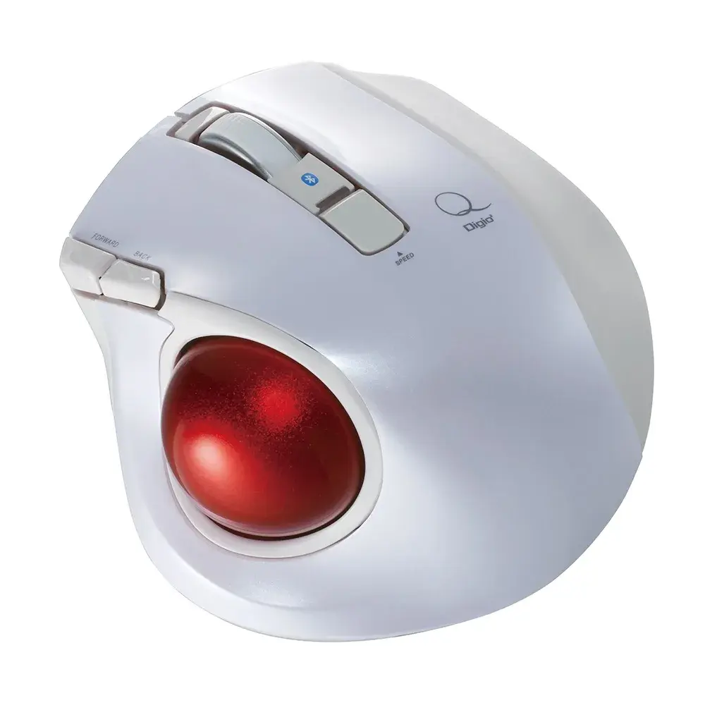 ナカバヤシ Digio2 小型Bluetooth静音5ボタントラックボール MUS-TBLF134