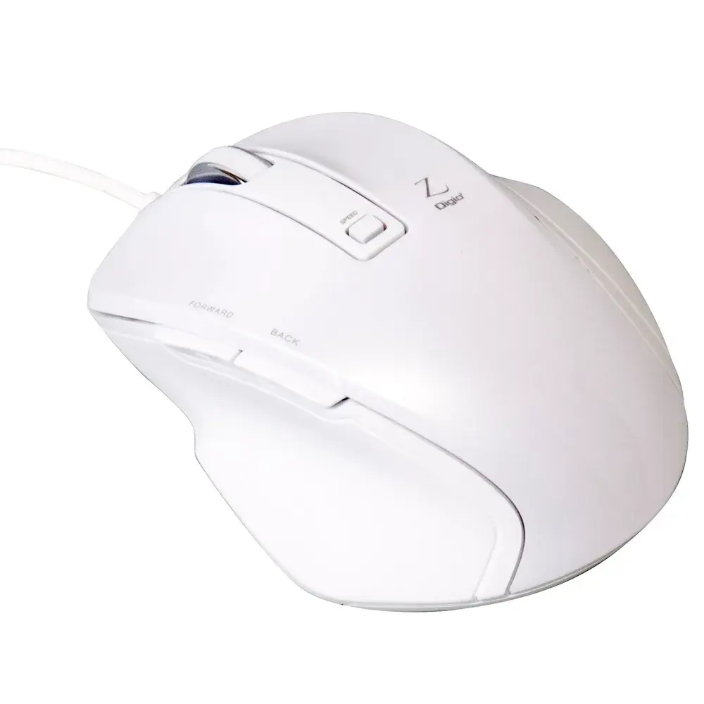 ナカバヤシ Digio2 小型有線5ボタンBlueLEDマウス MUS-UKF120