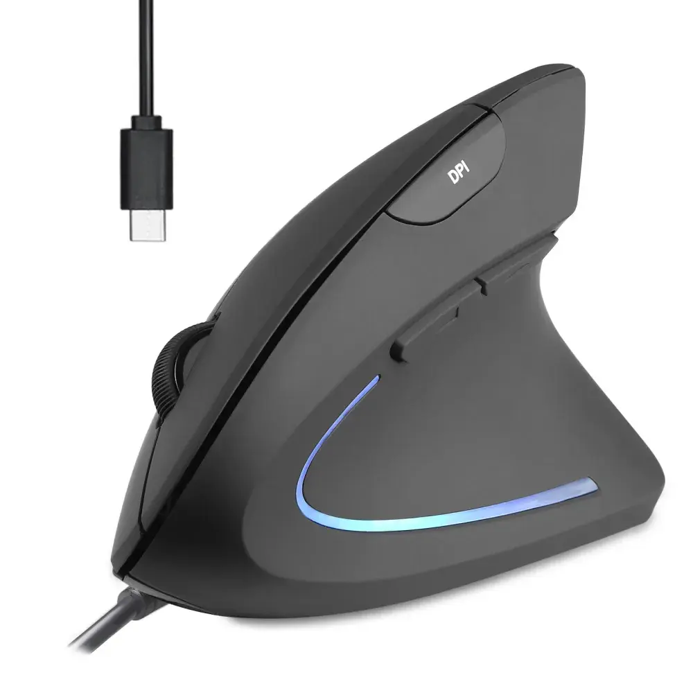 Perixx PERIMICE-513C 有線縦型USB-Cマウス PM-513C