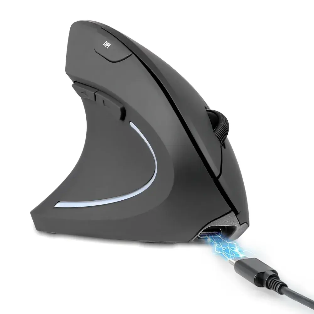 Perixx PERIMICE-713LR コードレス充電式垂直マウス左利き PM-713LR