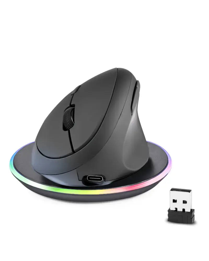 Perixx PERIMICE-719RX ワイヤレス2.4G充電式エルゴノミックマウス PM-719RX