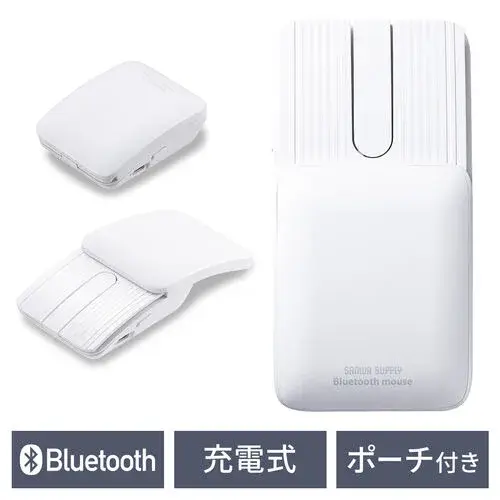 サンワサプライ 薄型Bluetoothマウス（スライドカバー・4ボタン） 400-MABT192