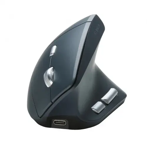 サンワサプライ 軽量静音Bluetoothエルゴノミクスマウス（充電式・5ボタン） MA-EBBS536