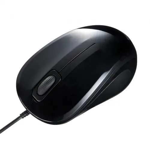 サンワサプライ 抗菌・静音有線ブルーLEDマウス MA-YBSK315