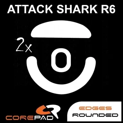 Skatez PRO Attack Shark R6 Wireless / R6 PRO Wireless用マウスソール