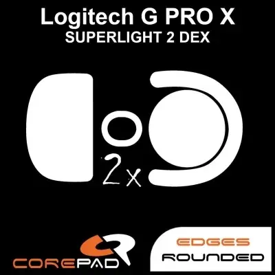 Skatez PRO Logicool G PRO X SUPERLIGHT 2 DEX用マウスソール