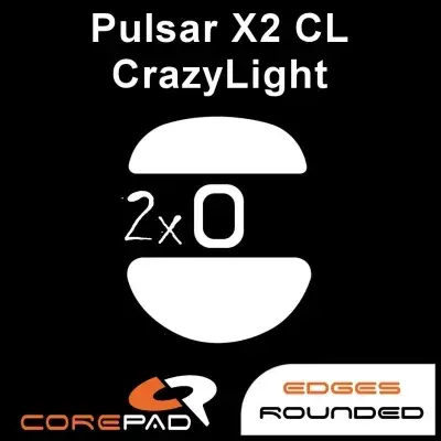 Skatez PRO Pulsar X2 CL CrazyLight用マウスソール