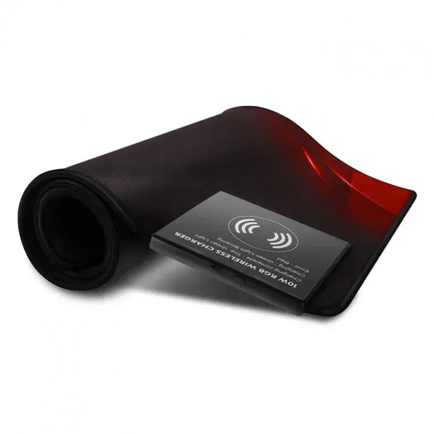 ABKO Red Carbon Wireless Charging Long Pad