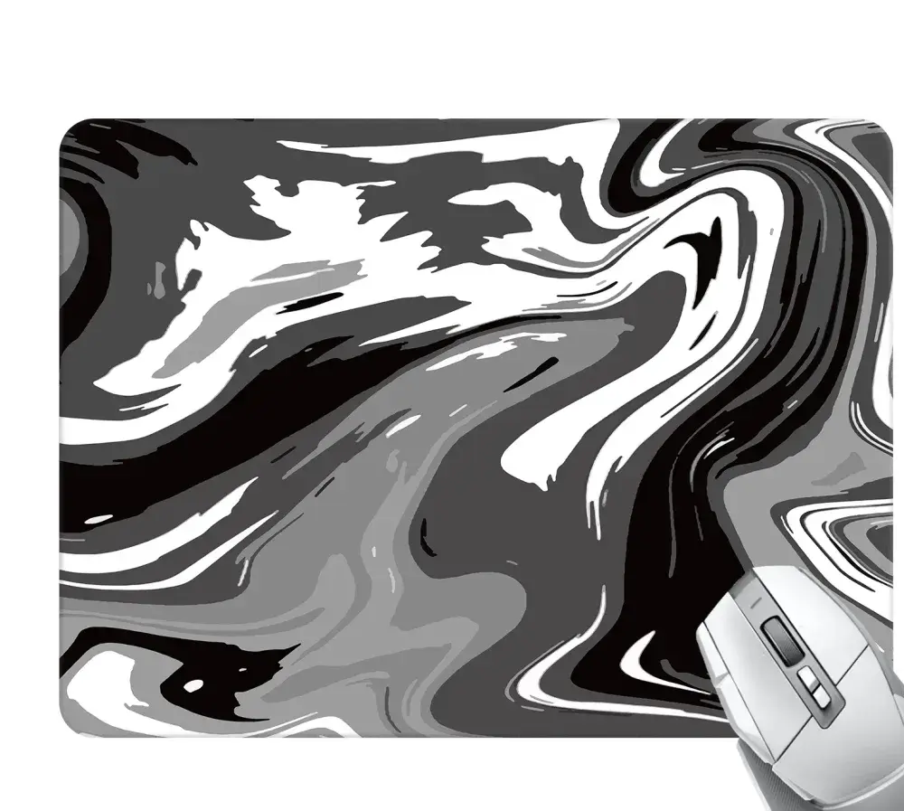 LANGTU Fusion Themed Gaming Glass Mouse Pad