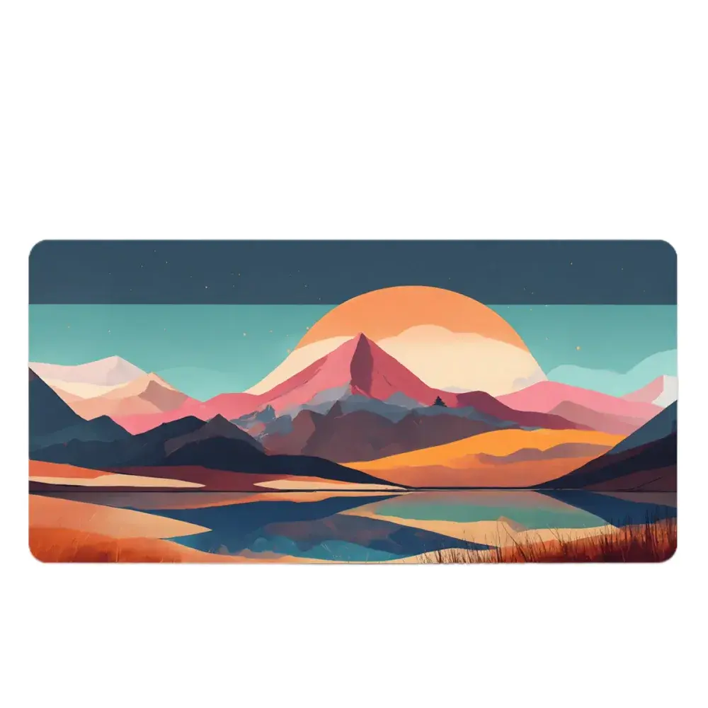LANGTU Sunrise and Sunset Theme Office and Gaming Mouse Pad