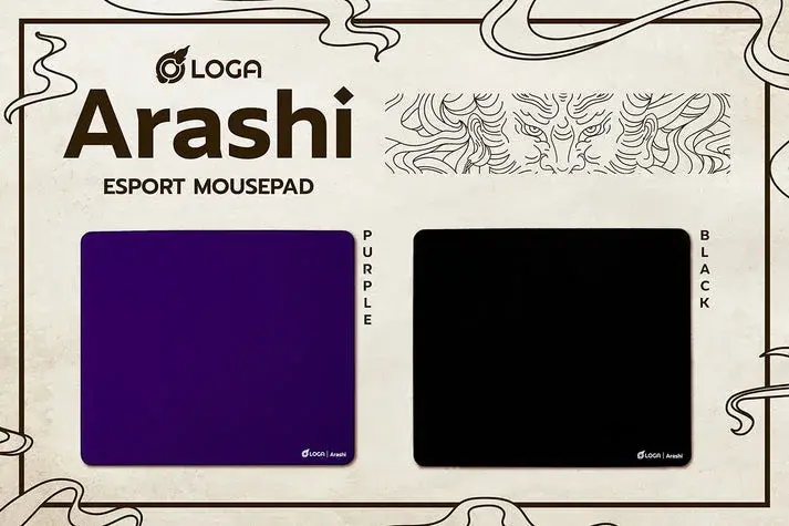 Loga ARASHI E-sport Mousepad 42x49cm