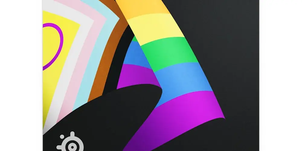 SteelSeries QcK L Pride Flag Edition