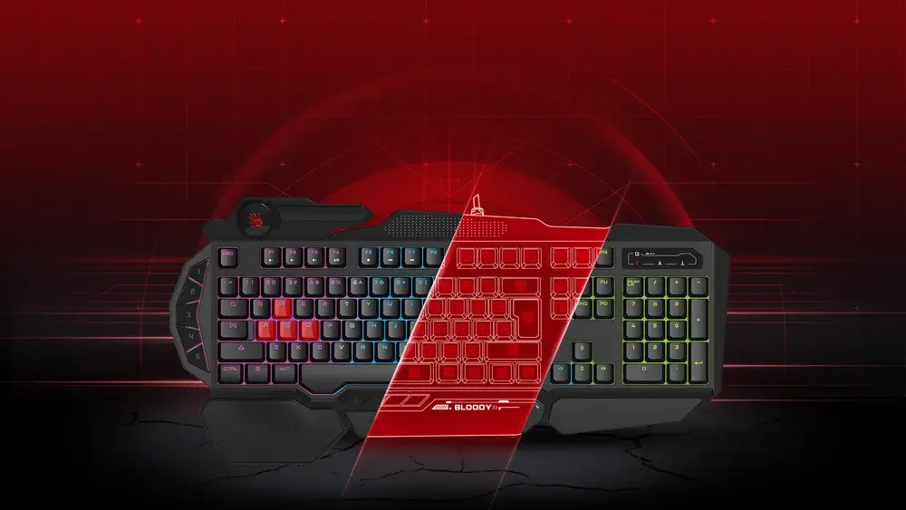 Bloody B314-4 Light Strike Gaming Keyboard