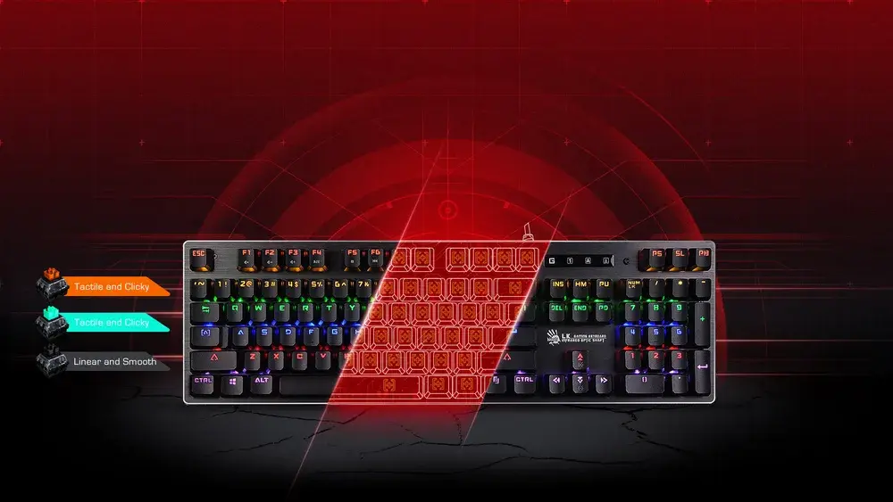 Bloody B760 Full Light Strike Gaming Keyboard