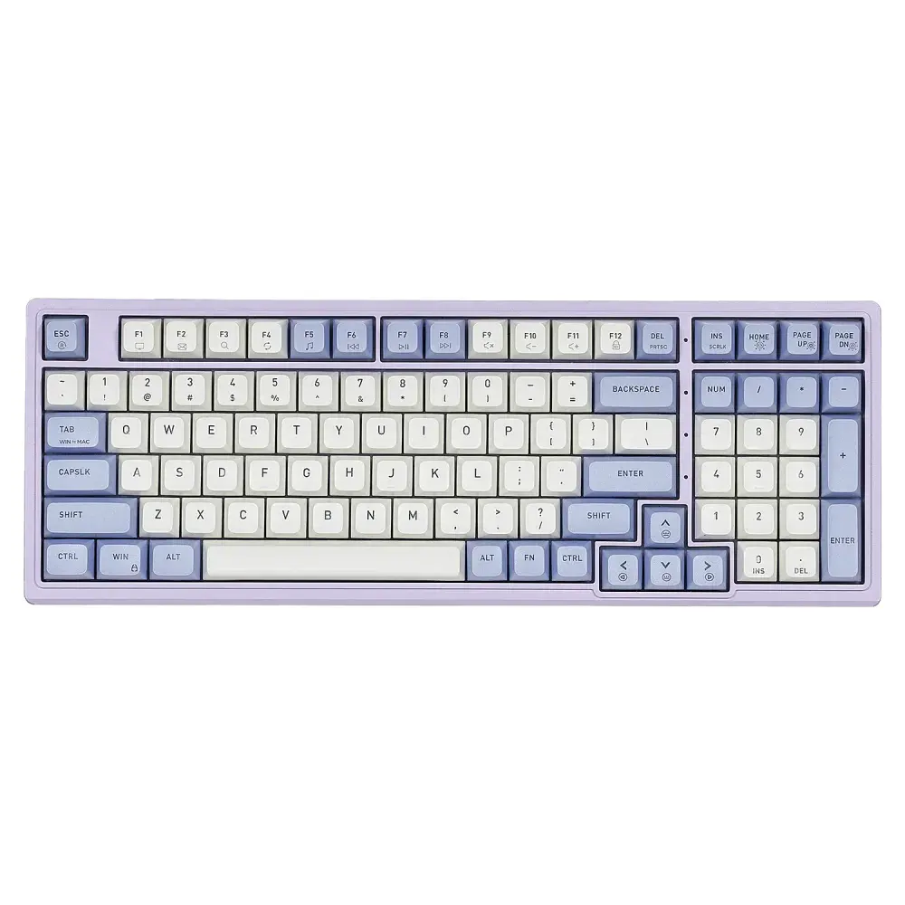 Hexgears Purple Rain M4 99-Key Creamy Mechanical Keyboard
