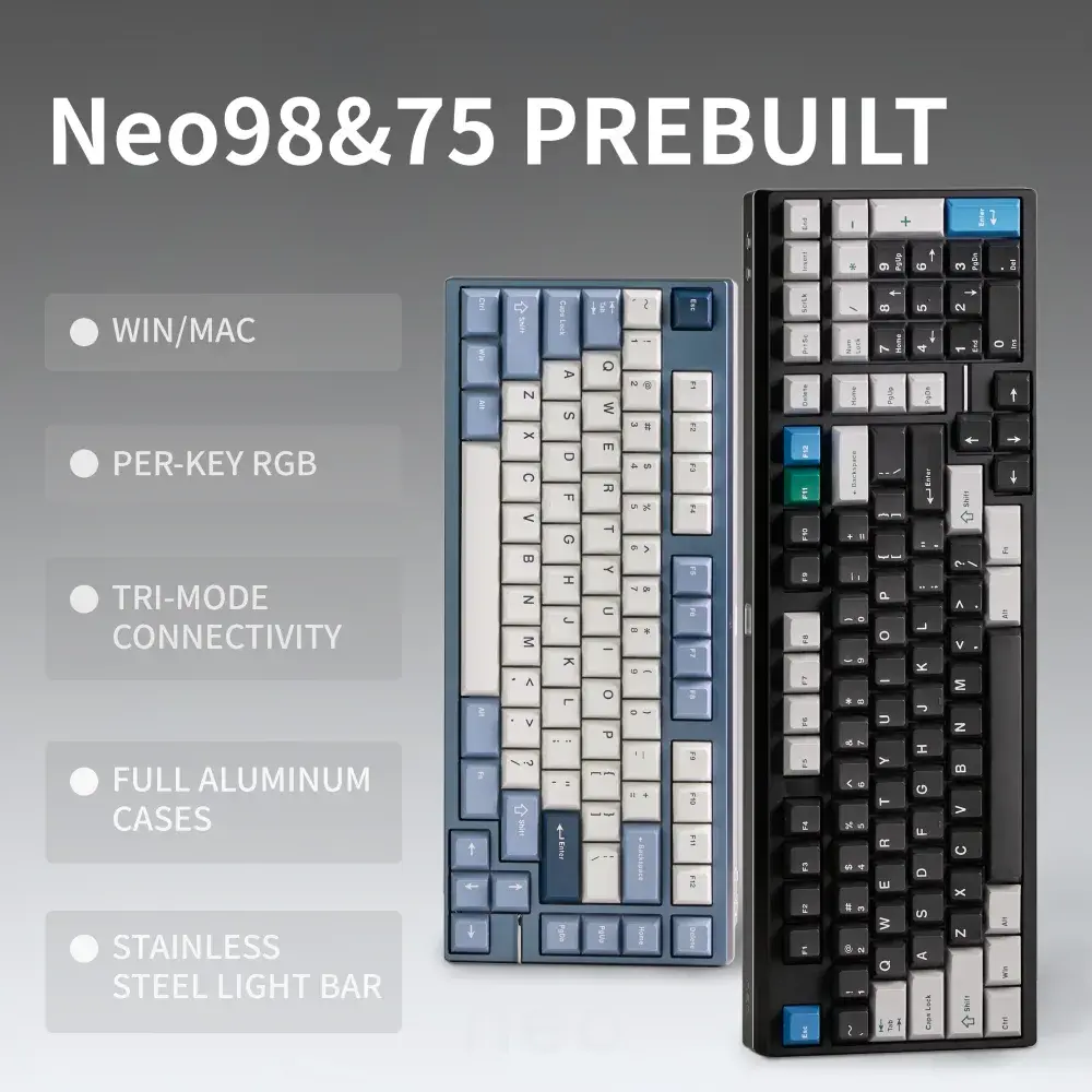 Qwertykeys Neo75 Prebuilt Mechanical Keyboard